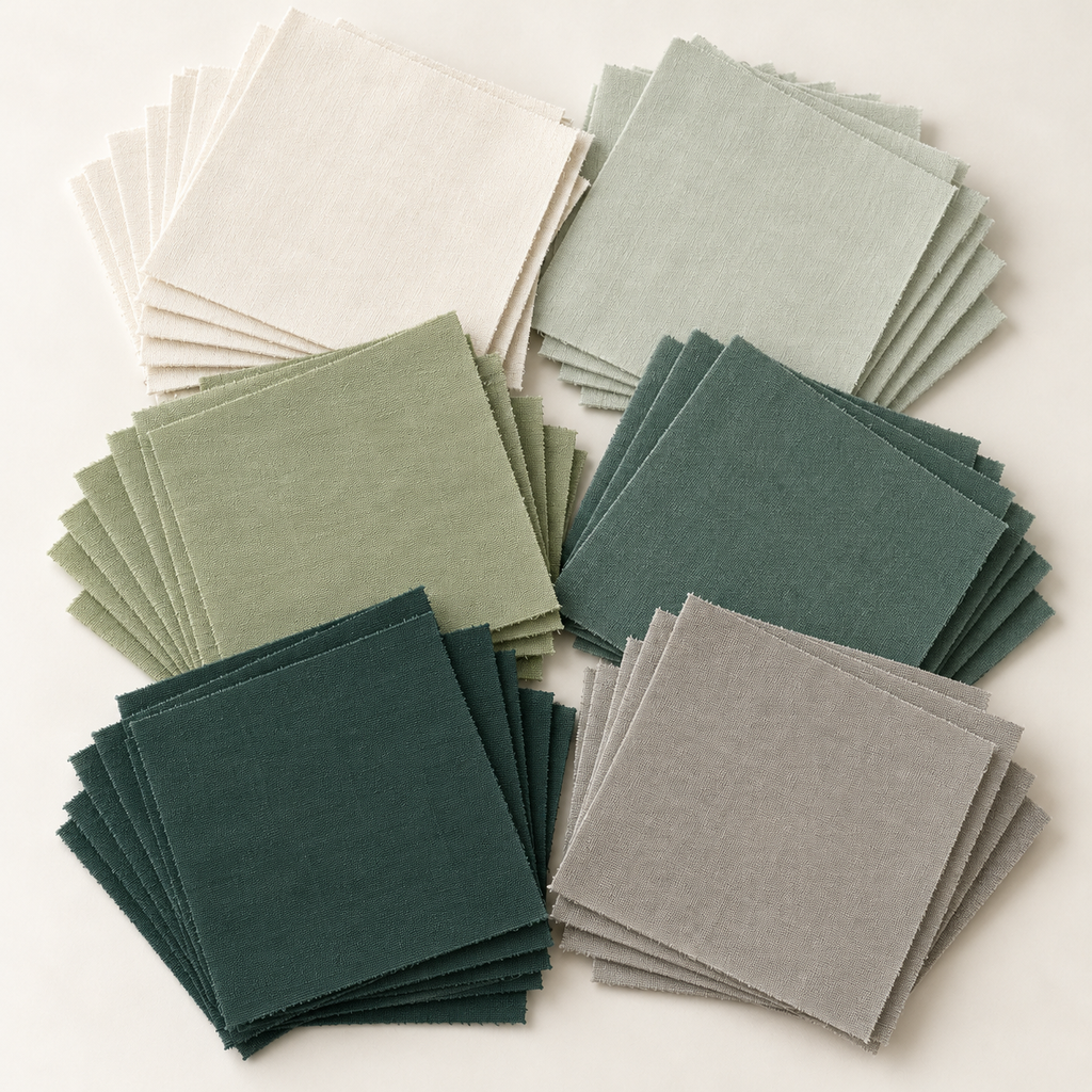 Woodland Mist Cotton 5-Inch Squares - 42 Pieces — AI-generated product concept, view 2
