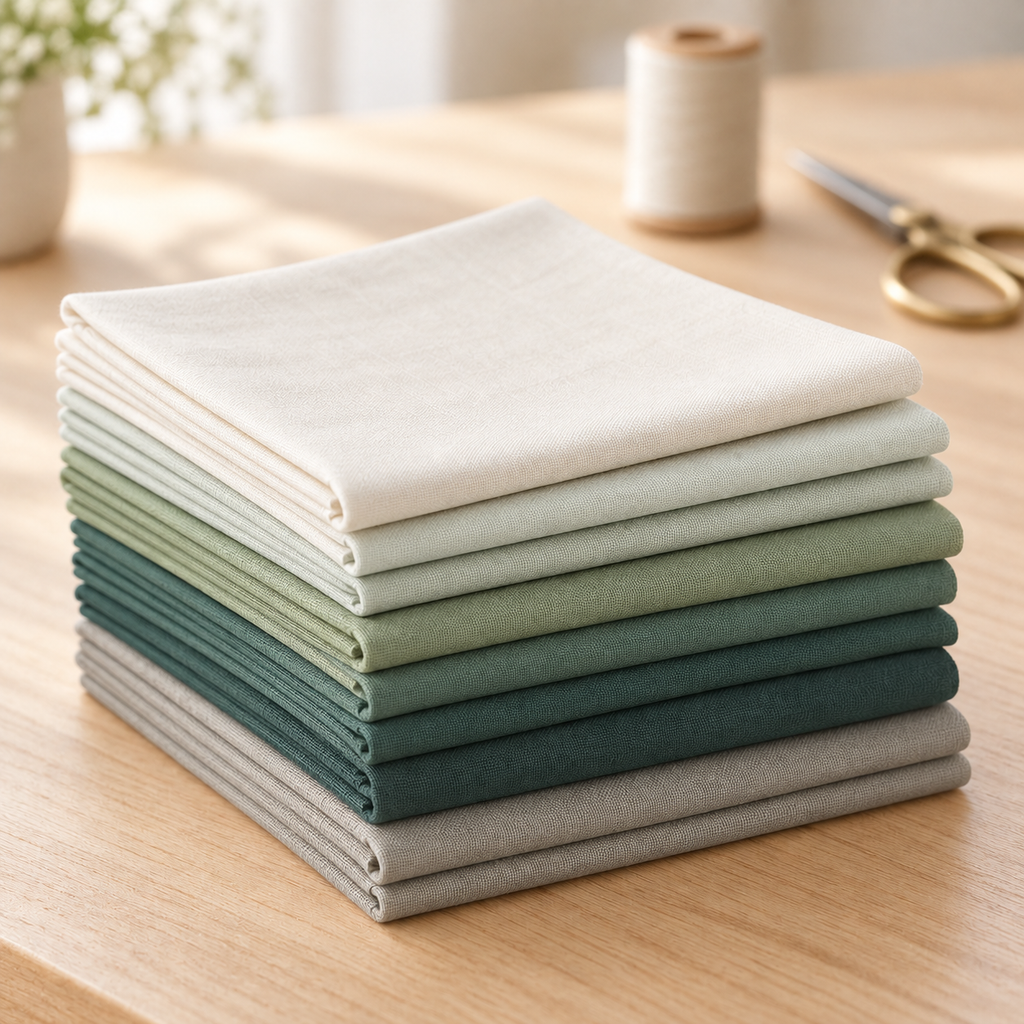 Woodland Mist Cotton 5-Inch Squares - 42 Pieces — AI-generated product concept, view 5