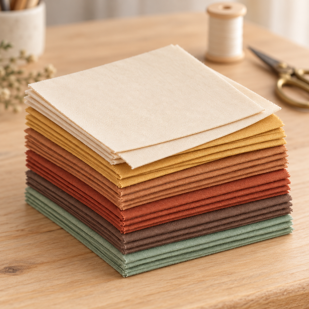 Autumn Orchard Cotton 5-Inch Squares - 42 Pieces — AI-generated product concept, view 5
