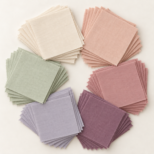 Blossom Lane Cotton 5-Inch Squares - 42 Pieces — AI-generated product concept, view 2