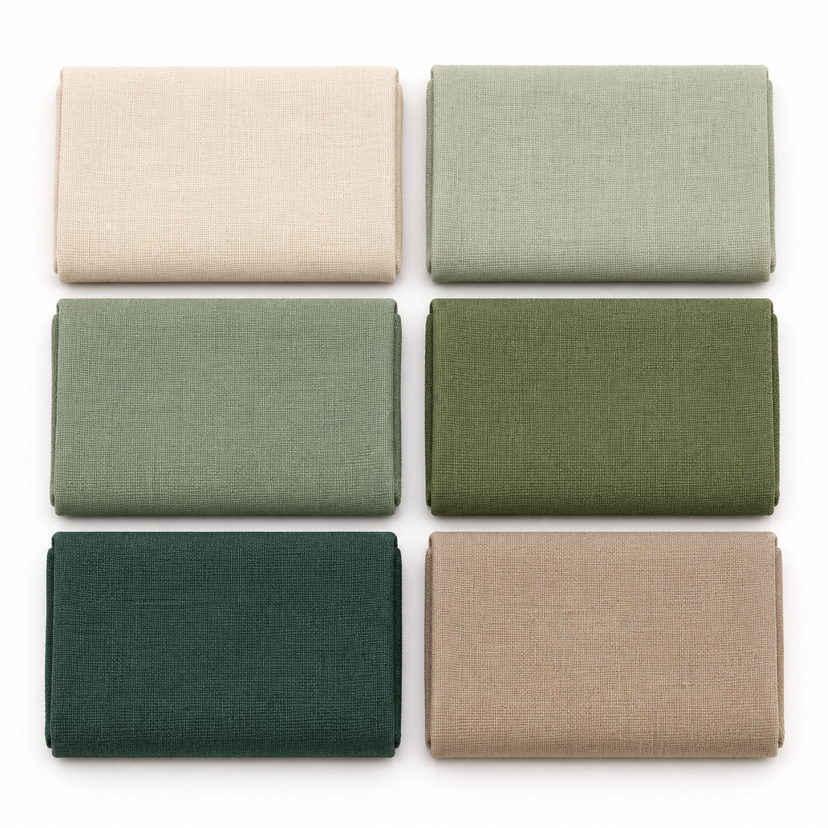 Meadow Sage Cotton Fat Quarter Bundle - 6 Pieces — AI-generated product concept, view 2
