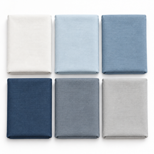 Blue Harbour Cotton Fat Quarter Bundle - 6 Pieces — AI-generated product concept, view 2