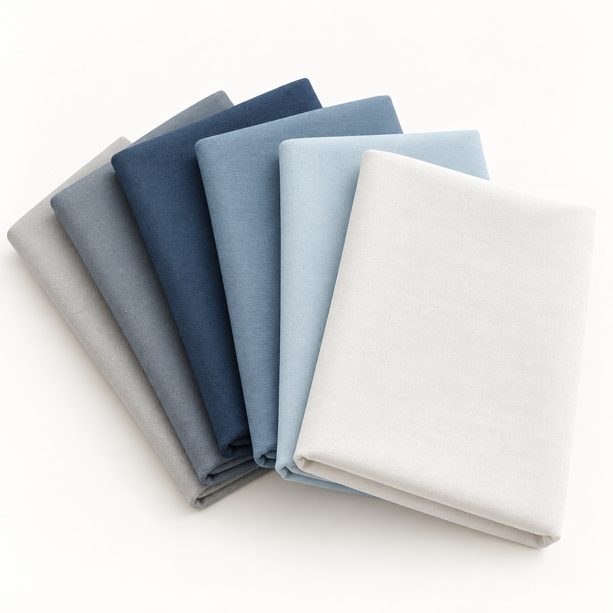 Blue Harbour Cotton Fat Quarter Bundle - 6 Pieces — AI-generated product concept, view 4
