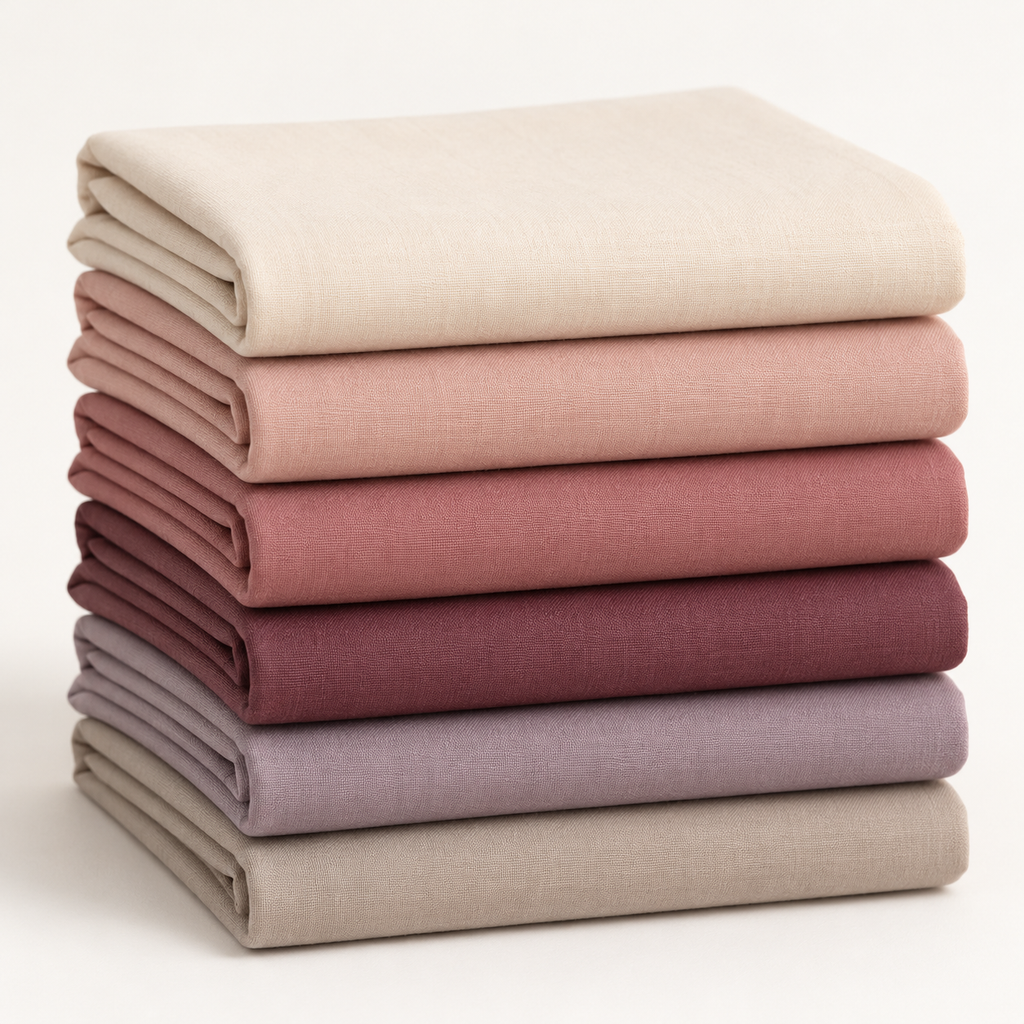 Rosewood Garden Cotton Fat Quarter Bundle - 6 Pieces — AI-generated product concept, view 1