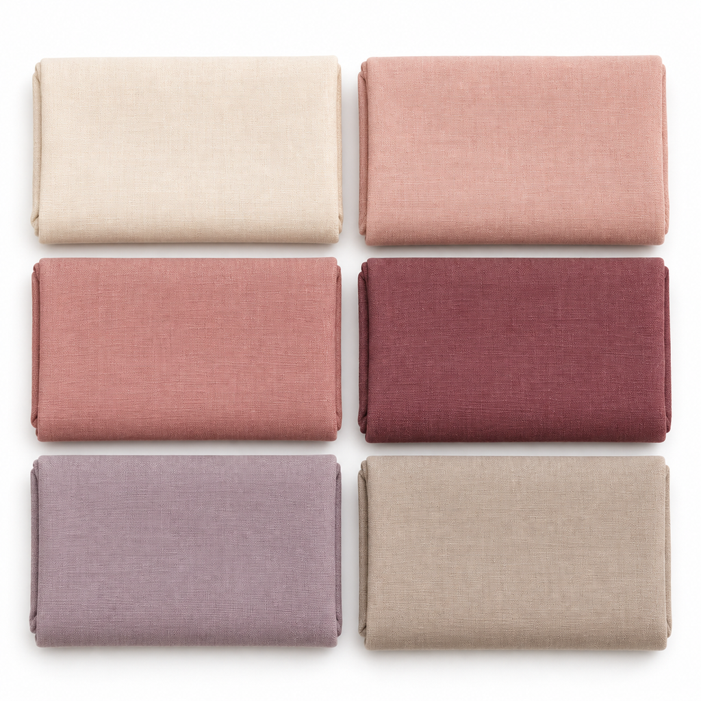 Rosewood Garden Cotton Fat Quarter Bundle - 6 Pieces — AI-generated product concept, view 2