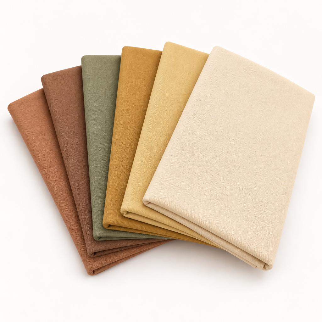 Harvest Gold Cotton Fat Quarter Bundle - 6 Pieces — AI-generated product concept, view 4