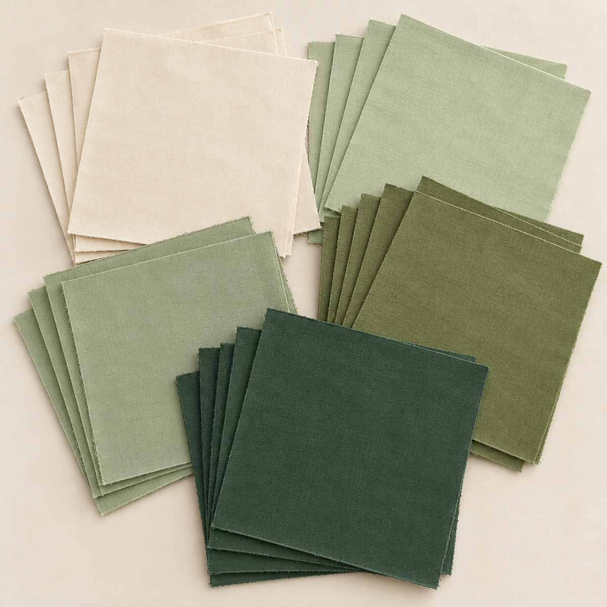 Willow Field Cotton 10-Inch Squares - 20 Pieces — AI-generated product concept, view 2