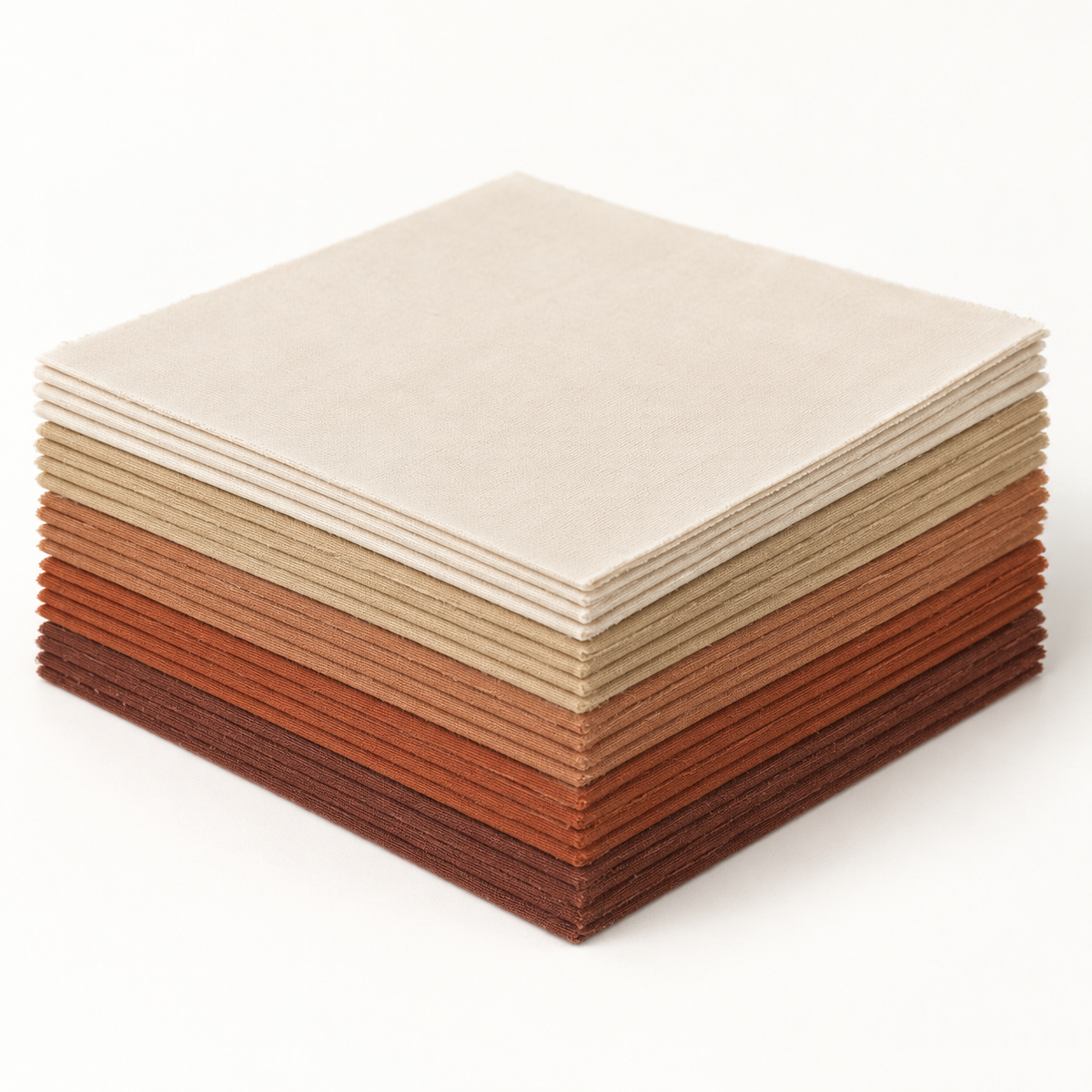 Terracotta Trail Cotton 10-Inch Squares - 20 Pieces — AI-generated product concept, view 1