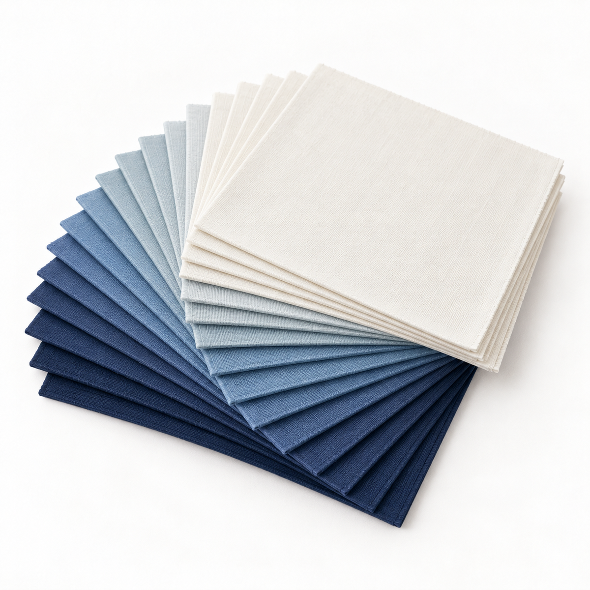 Indigo Evening Cotton 10-Inch Squares - 20 Pieces — AI-generated product concept, view 4