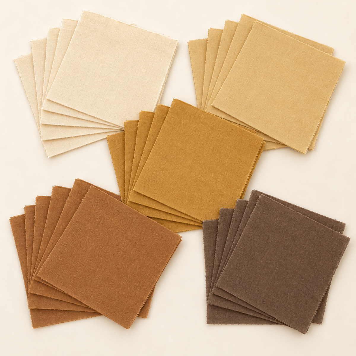 Amber Hearth Cotton 10-Inch Squares - 20 Pieces — AI-generated product concept, view 2