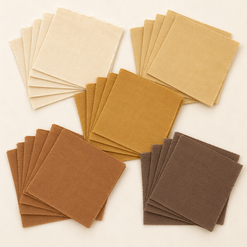 Amber Hearth Cotton 10-Inch Squares - 20 Pieces — AI-generated product concept, view 2