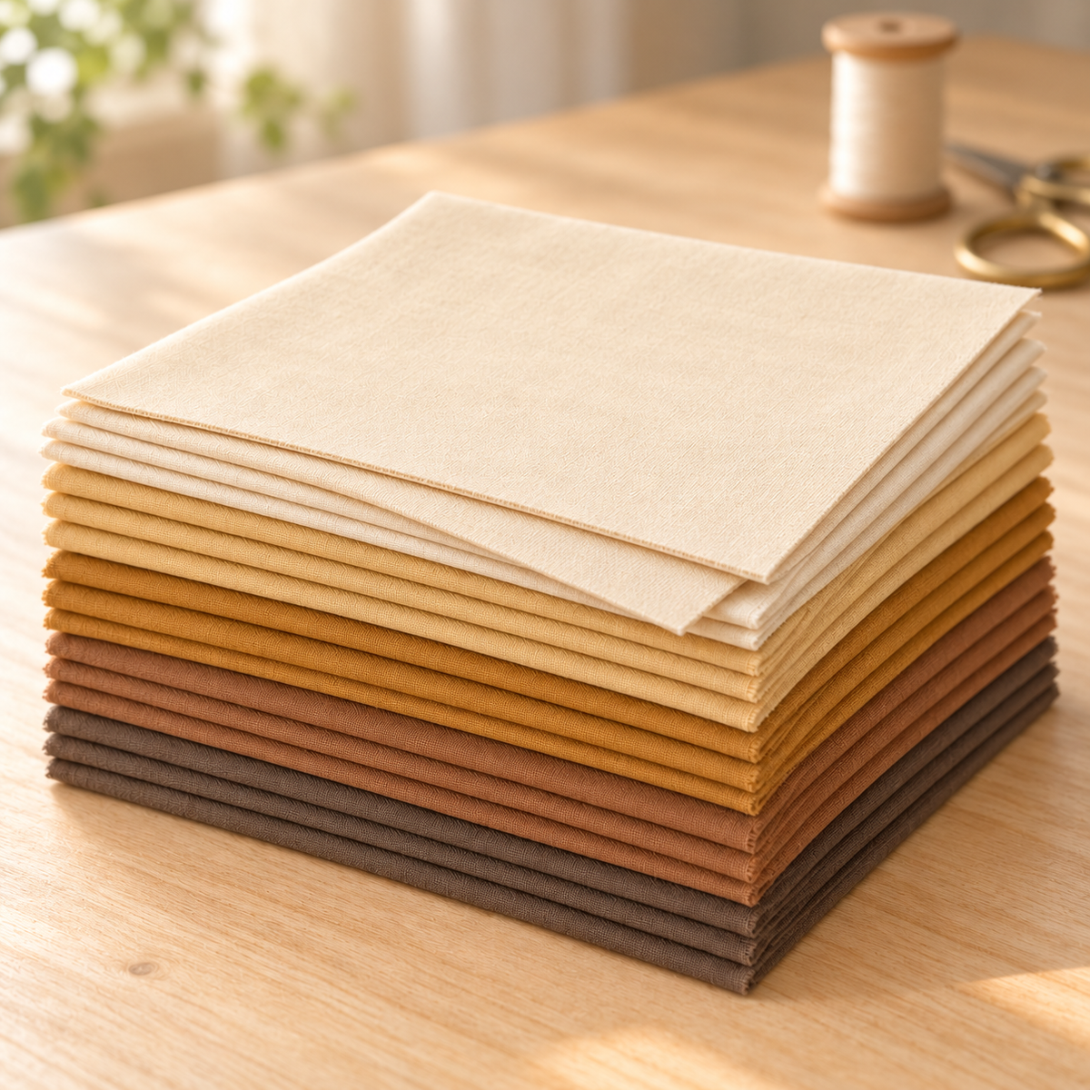 Amber Hearth Cotton 10-Inch Squares - 20 Pieces — AI-generated product concept, view 5