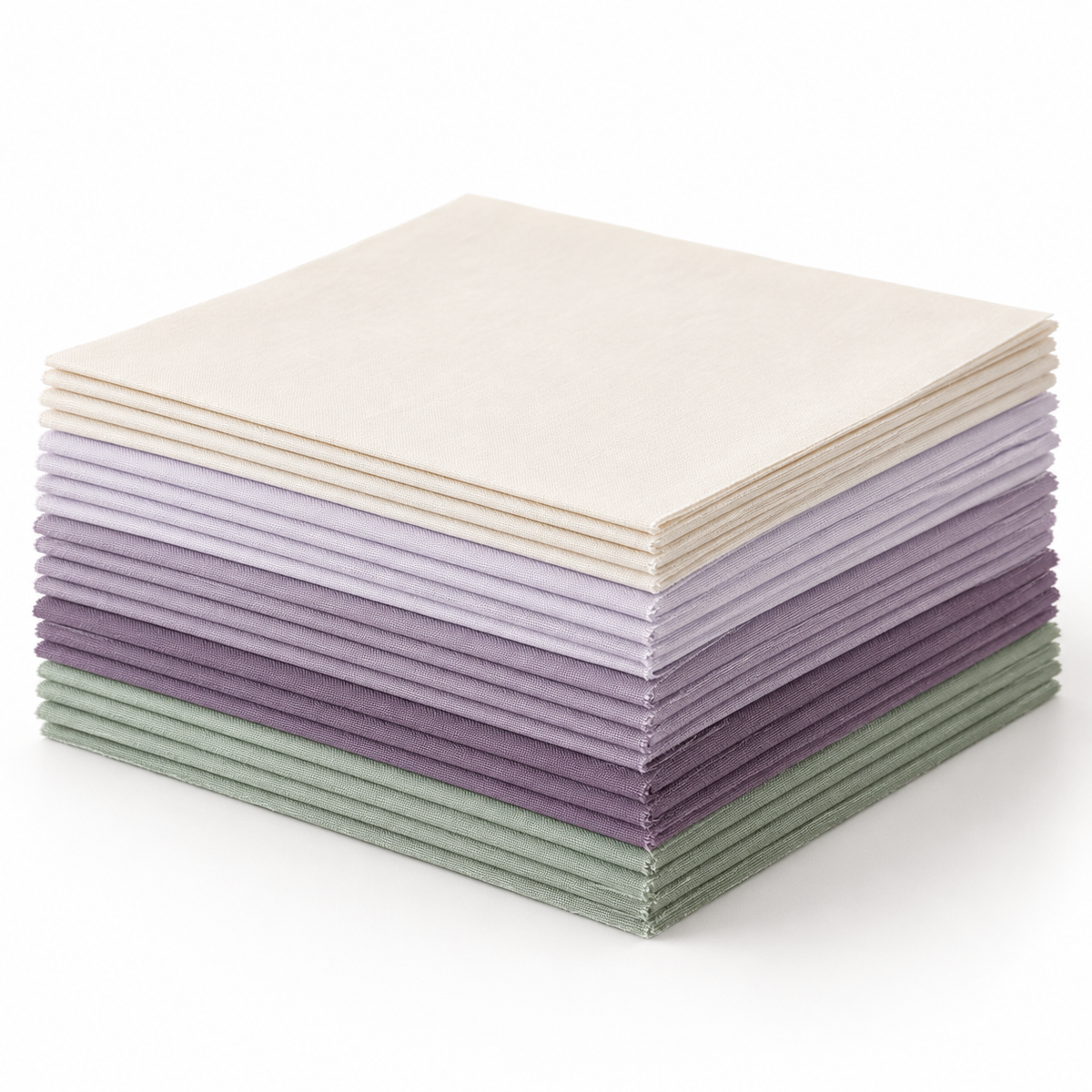 Lavender Haze Cotton 10-Inch Squares - 20 Pieces — AI-generated product concept, view 1